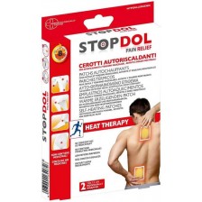 Stop Dol Pain Relief Болкоуспокояващи загряващи пластири, 10 х 13 cm, 2 броя, Pharmadoct  -1