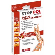 Stop Dol Pain Relief Пластири за уморени крака, 20 броя, Pharmadoct  -1