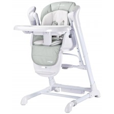 Столче за хранене и люлка 2 в 1 Caretero - Indigo, Light Grey 