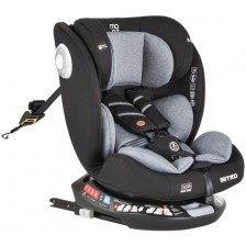 Стол за кола Moni - Nitro, IsoFix, i-Size, 40-150 cm, сив -1