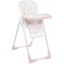Стол за хранене KikkaBoo - Vitto, Pink Unicorn