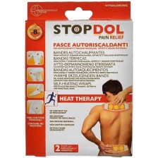 Stop Dol Pain Relief Болкоуспокояващи загряващи пластири, 9 x 29 cm, 2 броя, Pharmadoct  -1