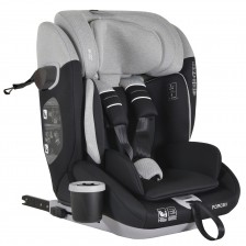 Стол за кола Cangaroo - Force, i-Size, IsoFix , 76-150 cm, сив