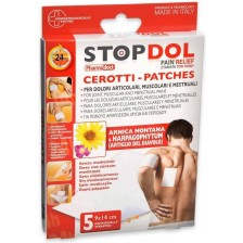 Stop Dol Pain Relief Болкоуспокояващи пластири, 5 броя, Pharmadoct  -1