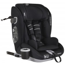 Стол за кола Cangaroo - Force, i-Size, IsoFix , 76-150 cm, черен -1