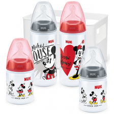 Стартов комплект шишета Nuk First Choice - Temperature Control, Mickey