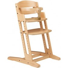 Столче за хранене BabyDan - DanChair, Natural -1