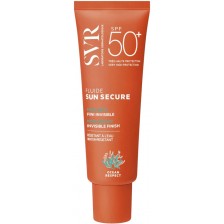 SVR Sun Secure Слънцезащитен флуид за лице, SPF50+, 50 ml