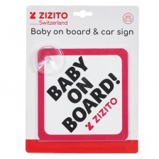 Табелка за кола Zizito - Бебе в колата -1
