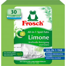 Таблетки за съдомиялна Frosch - Лимон, 30 броя
