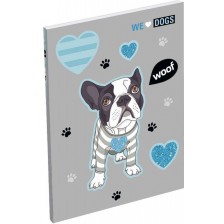 Тефтерче Lizzy Card We Love Dogs Woof - А7 -1