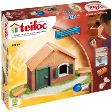 Творчески конструктор Teifoc - Комплект за начинаещи - лятна къща -1