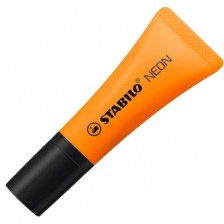 Текстмаркер Stabilo Neon - оранжев -1