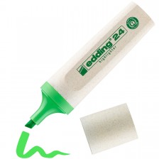 Текст маркер Edding 24 Eco Highlighter  - Зелен -1