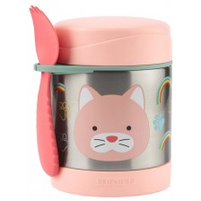 Термо контейнер за храна Skip Hop Zoo - 325 ml, коте -1