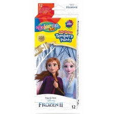 Темперни бои Colorino Disney - Frozen II, 12 цвята, 12 ml