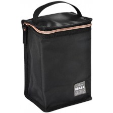 Термоизолираща чанта Beaba - Black/Rose Gold -1
