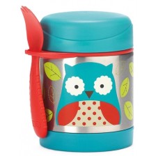 Термо контейнер за храна Skip Hop Zoo - 325 ml, бухал -1