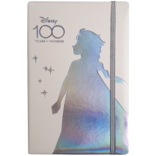 Тетрадка с ластик Cool Pack Opal - Disney 100, Frozen, A5, широки редове, 80 листа 