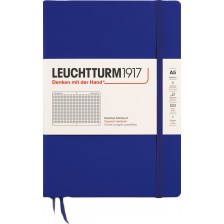 Тефтер Leuchtturm1917 New Colours - А5, на квадратчета, Ink -1
