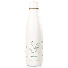 Термо бутилка с меко покритие Miniland - Natur, Катеричка, 500 ml -1