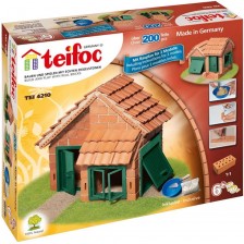 Творчески конструктор Teifoc - Къщички с керемиден покрив -1