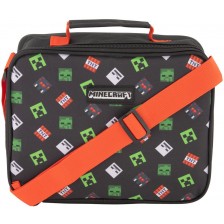 Термоизолираща чанта за обяд Graffiti Minecraft - Black