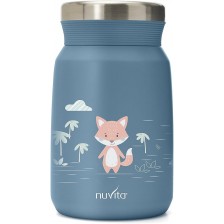 Термо кутия за храна Nuvita - 500 ml, Powder Blue -1