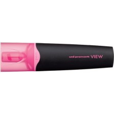Текст маркер Uni Promark View - USP-200, 5 mm, флуоресцентно розов -1