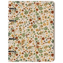 Тефтер Victoria's Journals Mini Florals - А5, 80 листа, на редове -1