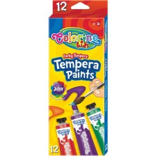 Темперни бои Colorino Kids - 12 цвята, в туби -1