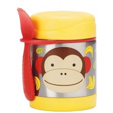 Термо контейнер за храна Skip Hop Zoo - 325 ml, маймунка -1