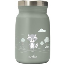 Термо кутия за храна Nuvita - 500 ml, Sage Green