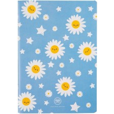 Тетрадка Cool Pack Daisy Sun - A5, 32 листа, малки квадратчета