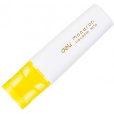 Текст маркер Deli Macaron - ES621S, пастелно жълто -1