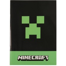 Тетрадка Graffiti Minecraft - Greeper, А5, с широки редове -1