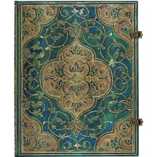 Тефтер Paperblanks Turquoise Chronicles - 18 х 23 cm, 72 листа -1