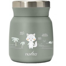 Термо кутия за храна Nuvita - 300 ml, Sage Green -1