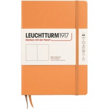 Тефтер Leuchtturm1917 New Colours - А5, бели листове, Apricot, твърди корици -1