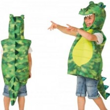Театрален костюм Heunec - Зелен крокодил, 4 -7 години -1