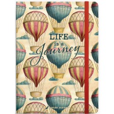 Тефтер Lizzy Card Dolce Blocco - Life is a Journey -1
