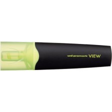 Текст маркер Uni Promark View - USP-200, 5 mm, флуоресцентно жълто -1