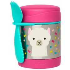 Термо контейнер за храна Skip Hop Zoo - 325 ml, лама -1