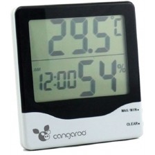 Термометър с дигитален часовник Cangaroo - TL8020 -1