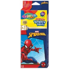 Темперни бои Colorino Marvel Spider-Man, 12 цвята, 12 ml