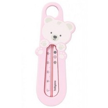 Термометър за баня Babyono - Мече, розово