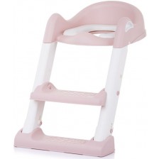 Тоалетна седалка със стълба Chipolino - Типи, розова