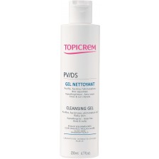 Topicrem PV/DS Почистващ гел за коса и тяло, 200 ml