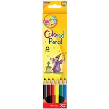 Цветни моливи Beifa WMZ - 6 цвята