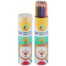 Цветни моливи Adel - 24 цвята, в тубус -1
